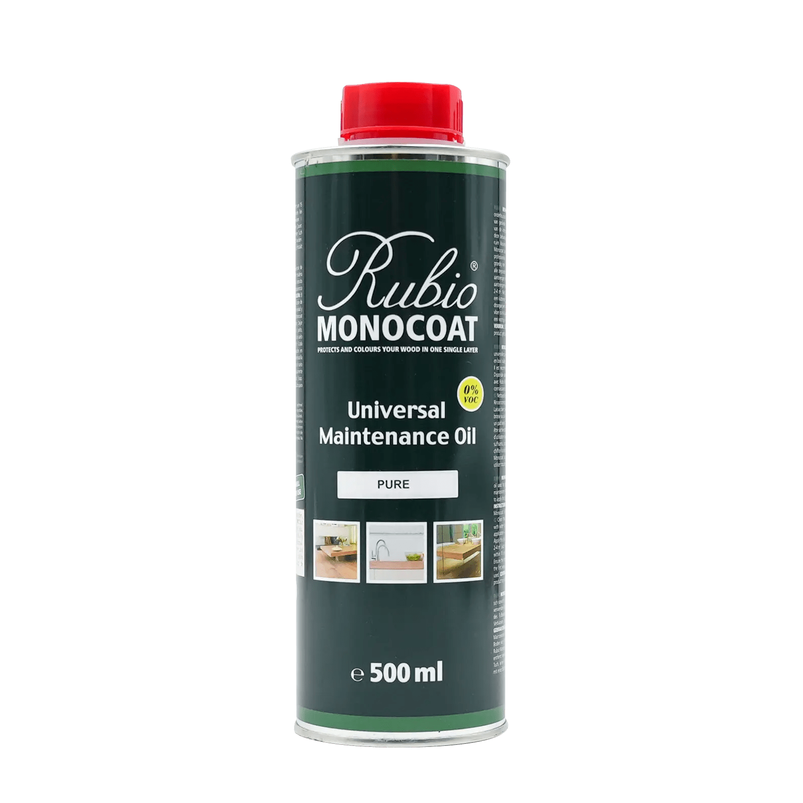 Rubio Monocoat Universal Maintenance Oil 0,5 liter underhållsolja för trä inomhus och utomhus