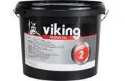 Viking putsfärg i bornholmsröd kulör, 10-litersburk för murverk och puts utomhus