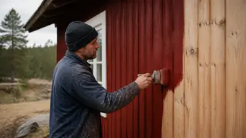 Falu rödfärg illustrert som färg & lack hos Färgspruta.com