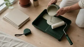 Färgåtgång illustrert som guider hos Färgspruta.com