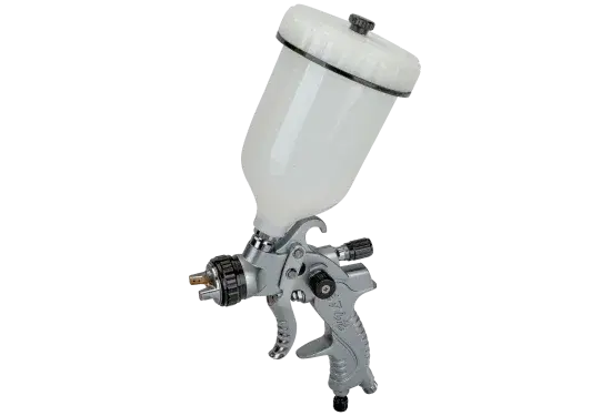 Bahco BPHVLP01 pneumatisk HVLP färgsprutepistol med 5 munstycken 0,55 liter behållare