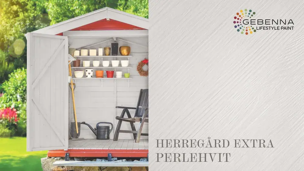 Gjøco Herregård Extra kulör 351 Perlehvit 2,7 liter oljebaserat träskydd