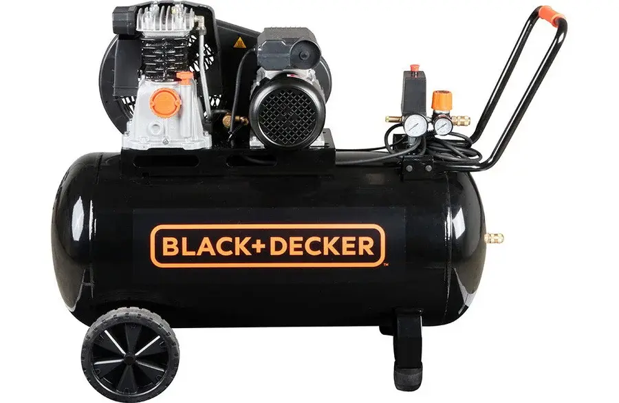 Black & Decker BD 320/100-3M remdriven kompressor med 100 liters stående tank