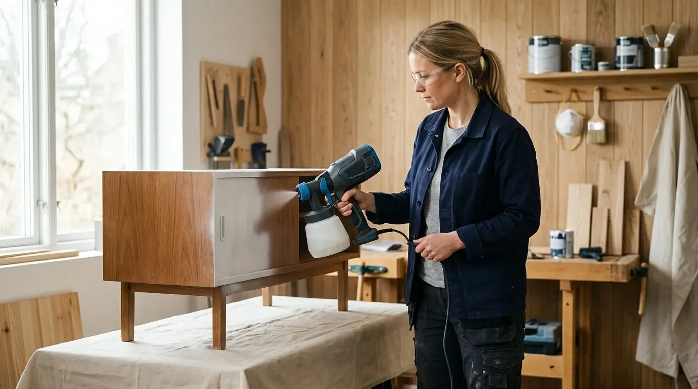 Elektrisk färgspruta illustrert som färgsprutor hos Färgspruta.com