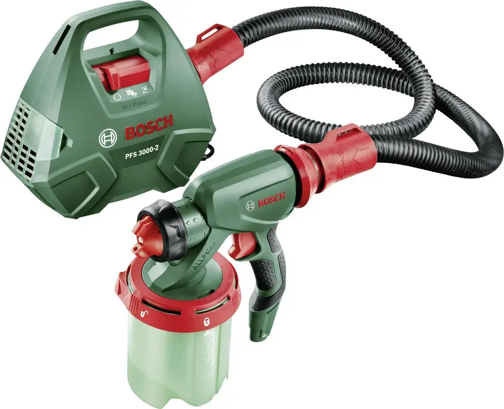 Bosch PFS 3000-2 elektrisk färgspruta 650 W med 1 liters behållare