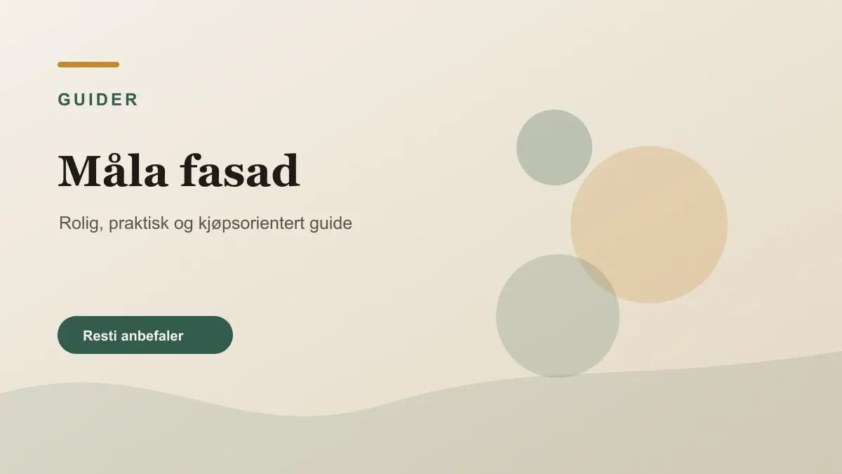 Måla fasad illustrert som guider hos Färgspruta.com