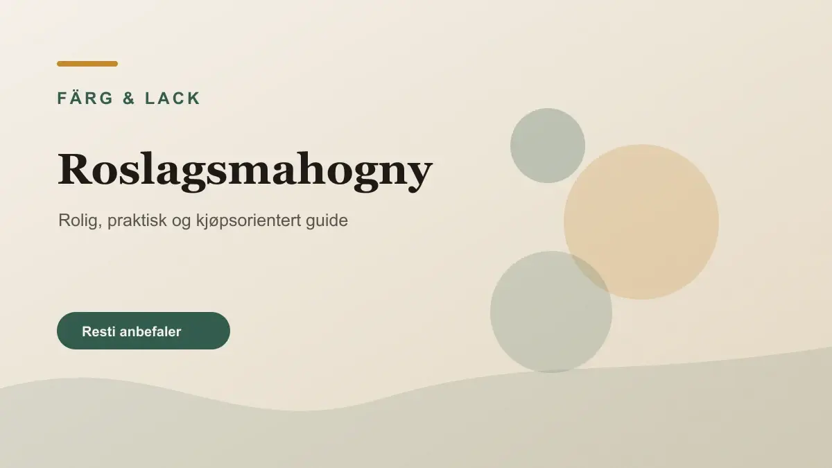 Roslagsmahogny illustrert som färg & lack hos Färgspruta.com