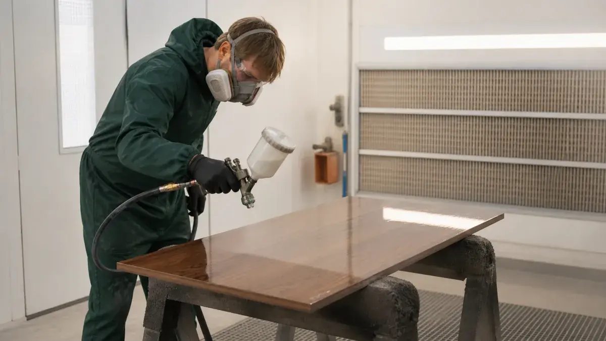 Sprutlackering illustrert som guider hos Färgspruta.com