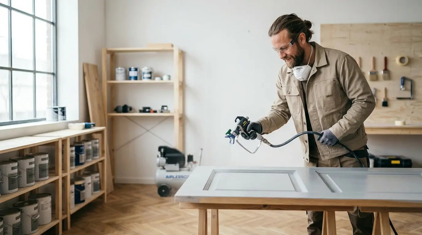 Sprutmåla illustrert som guider hos Färgspruta.com